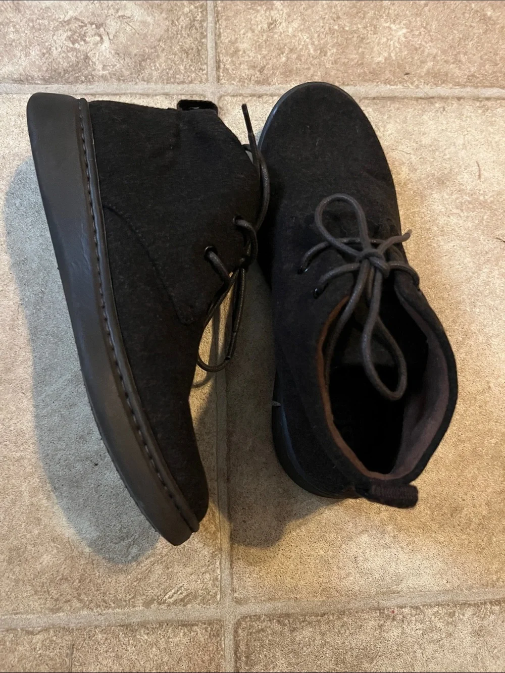 Born Brown Chukka Boots Lace-Up Casual Streetwear Y2K Lightweight Handcrafted